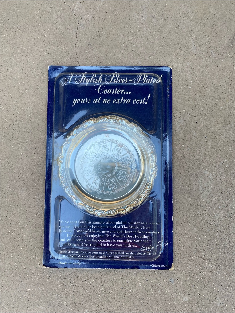 vintage 1989Reader's Digest Exclusive Silver-Plated